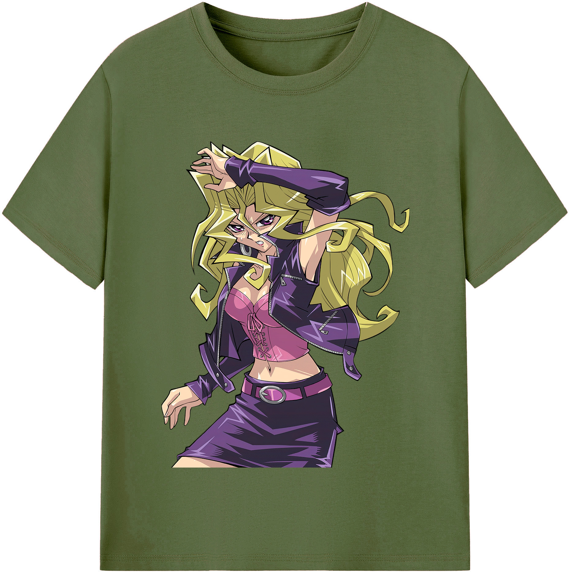 （画像用） 遊☆戯☆王 Yu-Gi-Oh! 綿100％半袖Tシャツ（フロントプリント）